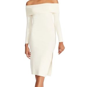 Steve Madden Francesca Sweater Dress Ivory